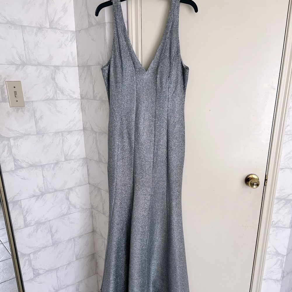 Formal silver dress